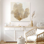 Shop Luxe Coral I (Square) Canvas Print a painted abstract themed framed canvas wall art print from The Print Emporium artwork collection - Buy Australian made fine art painting style stretched canvas prints for the home and your interior decor space, TPE-PC-WLR16-CA-40X40-NF