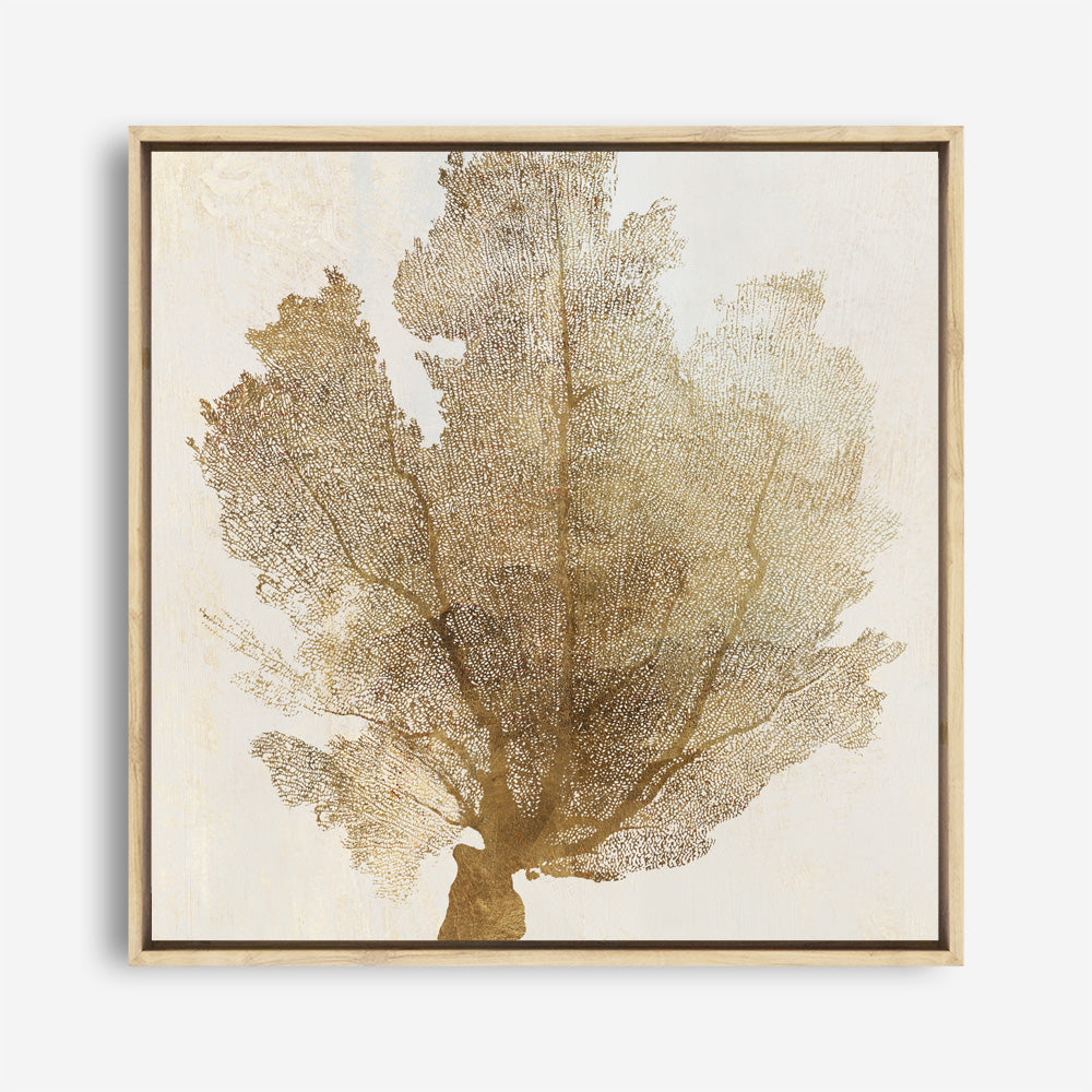 Shop Luxe Coral II (Square) Canvas Print a painted abstract themed framed canvas wall art print from The Print Emporium artwork collection - Buy Australian made fine art painting style stretched canvas prints for the home and your interior decor space, TPE-PC-WLR17-CA-40X40-NF