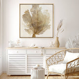 Shop Luxe Coral II (Square) Canvas Print a painted abstract themed framed canvas wall art print from The Print Emporium artwork collection - Buy Australian made fine art painting style stretched canvas prints for the home and your interior decor space, TPE-PC-WLR17-CA-40X40-NF