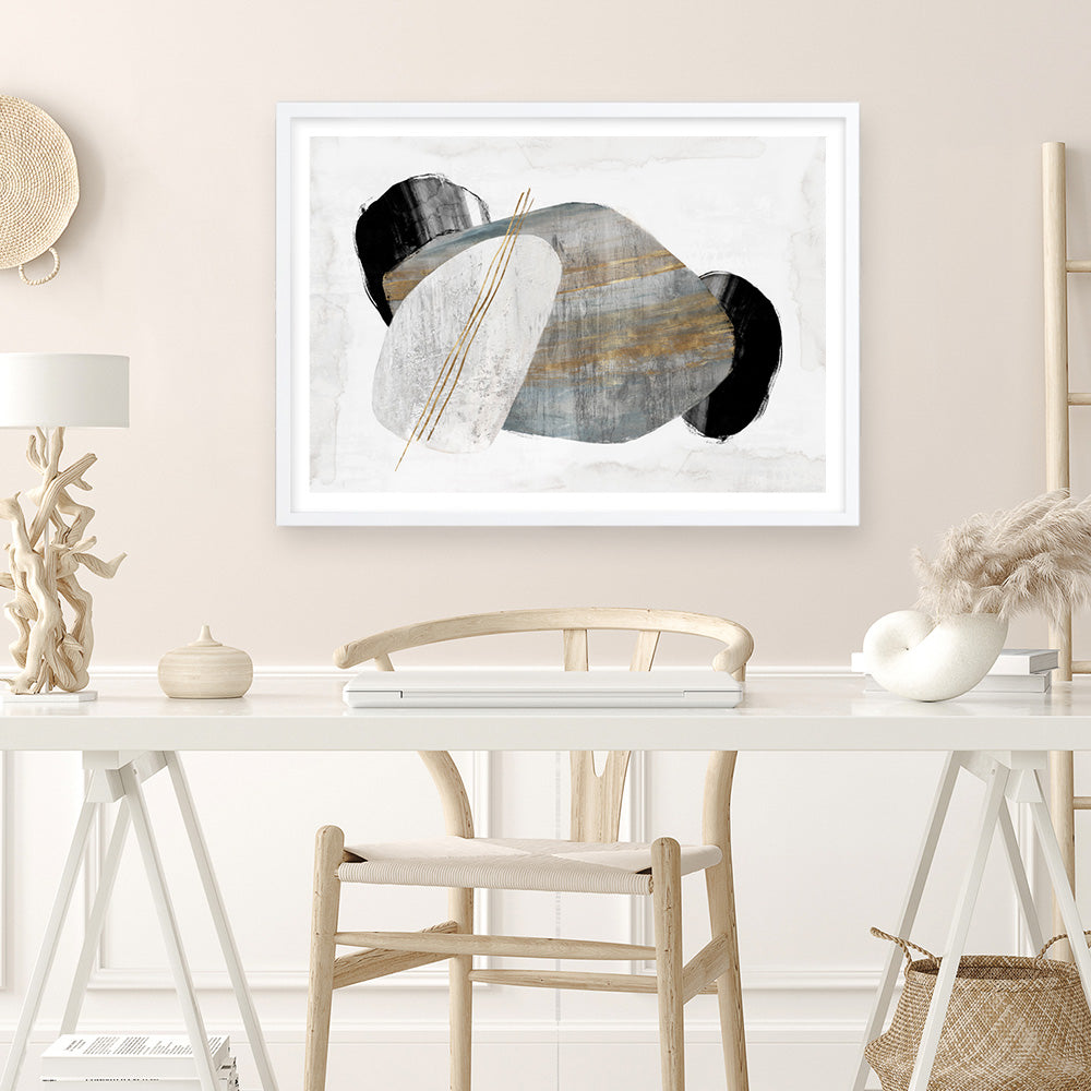 Shop Magnestic Stillness Art Print a painted abstract themed wall art print from The Print Emporium wall artwork collection - Buy Australian made fine art painting style poster and framed prints for the home and your interior decor room, TPE-PC-PG990-AP