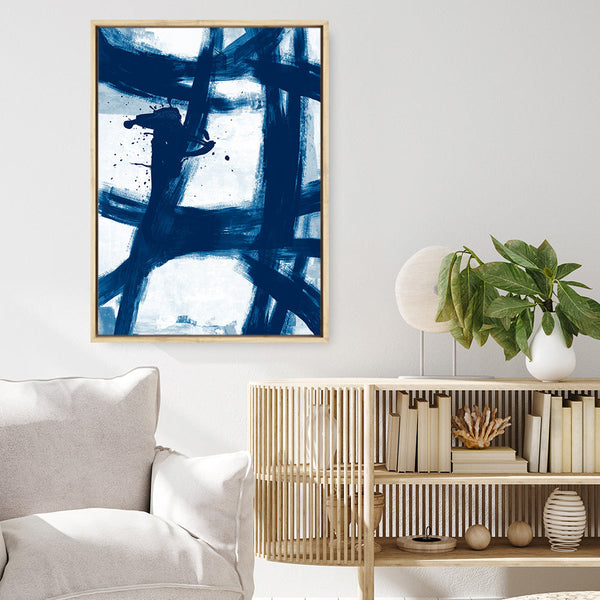 Shop Magnets Canvas Print a painted abstract themed framed canvas wall art print from The Print Emporium artwork collection - Buy Australian made fine art painting style stretched canvas prints for the home and your interior decor space, TPE-PC-RF329-CA-35X46-NF