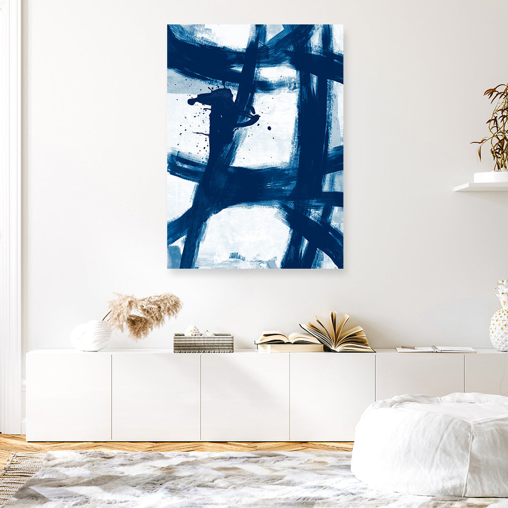 Shop Magnets Canvas Print a painted abstract themed framed canvas wall art print from The Print Emporium artwork collection - Buy Australian made fine art painting style stretched canvas prints for the home and your interior decor space, TPE-PC-RF329-CA-35X46-NF