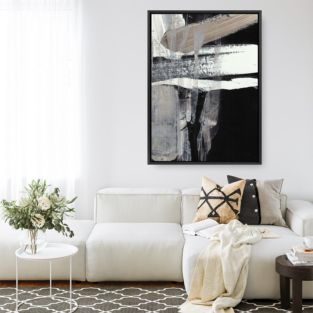 Shop Mansion Canvas Print a painted abstract themed framed canvas wall art print from The Print Emporium artwork collection - Buy Australian made fine art painting style stretched canvas prints for the home and your interior decor space, TPE-DH-070-CA-35X46-NF
