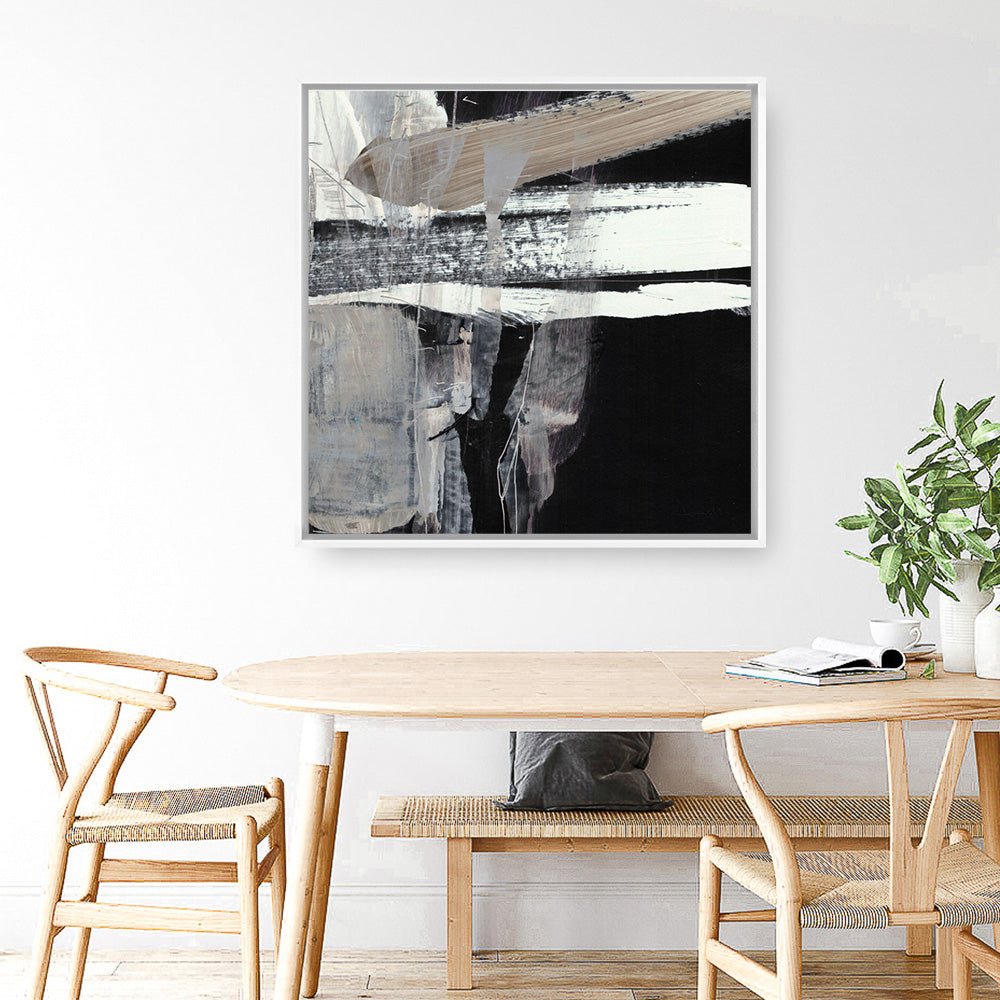 Shop Mansion (Square) Canvas Print a painted abstract themed framed canvas wall art print from The Print Emporium artwork collection - Buy Australian made fine art painting style stretched canvas prints for the home and your interior decor space, TPE-DH-295-CA-40X40-NF