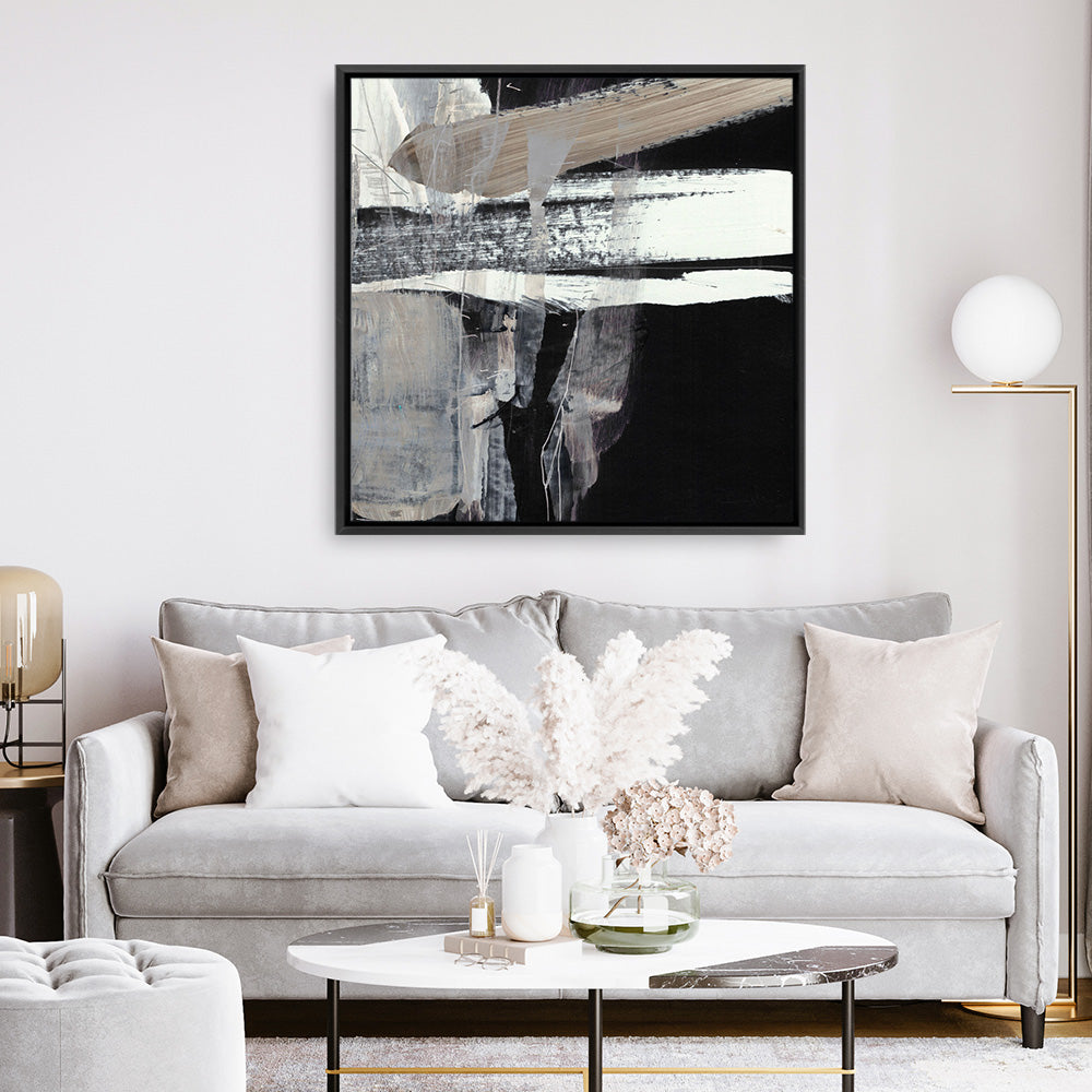 Shop Mansion (Square) Canvas Print a painted abstract themed framed canvas wall art print from The Print Emporium artwork collection - Buy Australian made fine art painting style stretched canvas prints for the home and your interior decor space, TPE-DH-295-CA-40X40-NF