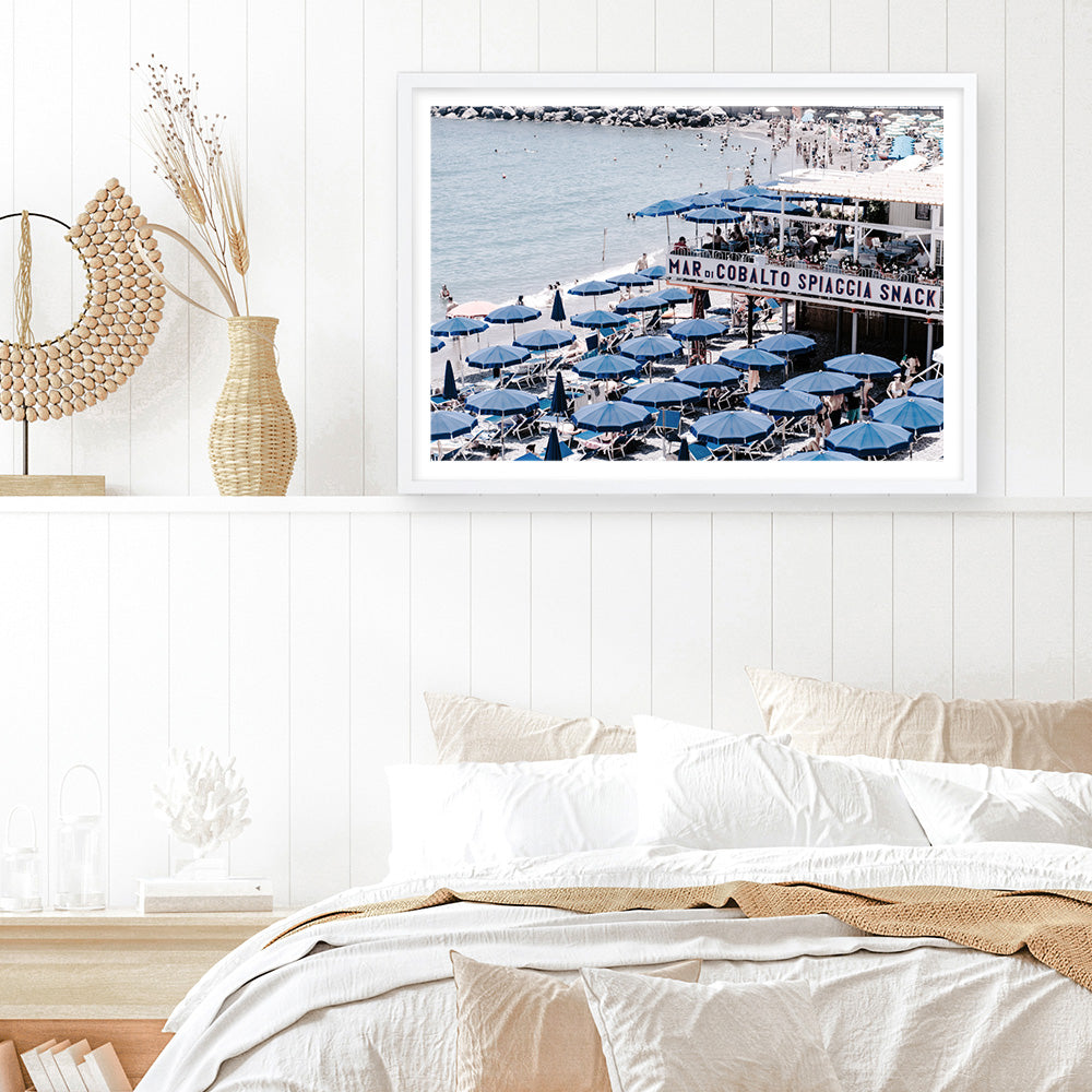 Shop Mar Di Cobalto Photo Art Print a coastal themed photography wall art print from The Print Emporium wall artwork collection - Buy Australian made fine art poster and framed prints for the home and your interior decor, TPE-715-AP