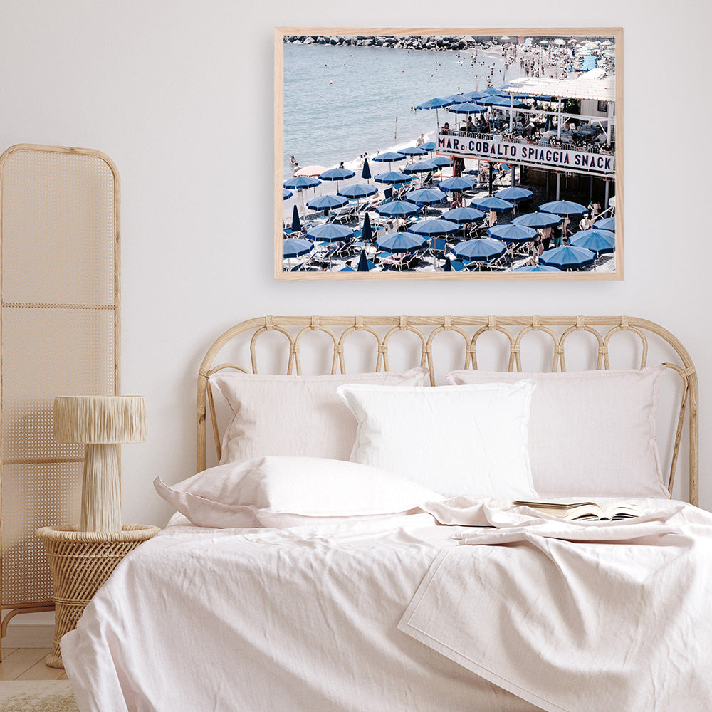 Shop Mar Di Cobalto Photo Art Print a coastal themed photography wall art print from The Print Emporium wall artwork collection - Buy Australian made fine art poster and framed prints for the home and your interior decor, TPE-715-AP