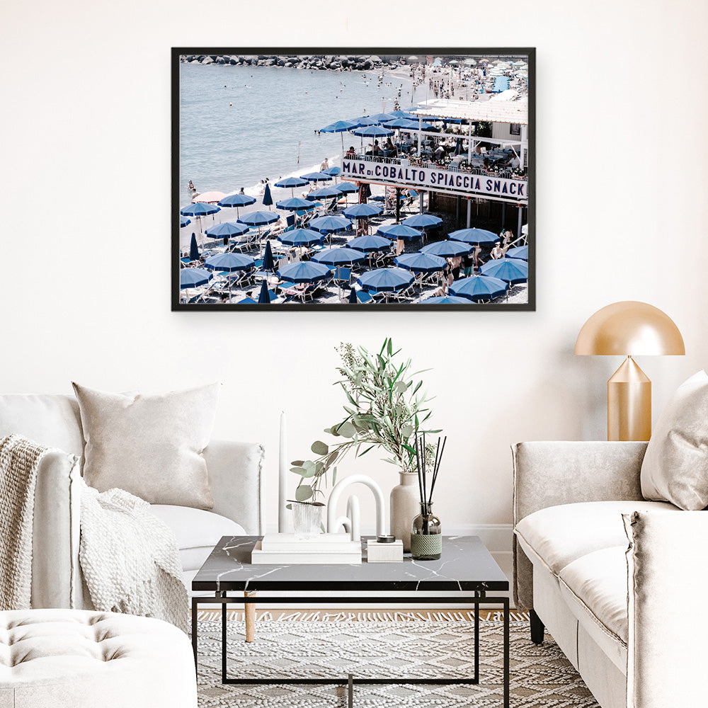Shop Mar Di Cobalto Photo Art Print a coastal themed photography wall art print from The Print Emporium wall artwork collection - Buy Australian made fine art poster and framed prints for the home and your interior decor, TPE-715-AP