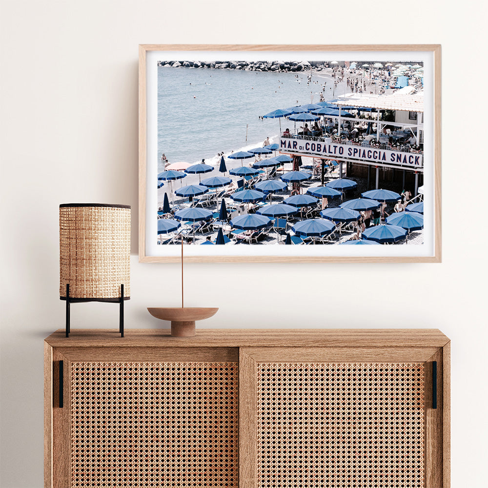 Shop Mar Di Cobalto Photo Art Print a coastal themed photography wall art print from The Print Emporium wall artwork collection - Buy Australian made fine art poster and framed prints for the home and your interior decor, TPE-715-AP