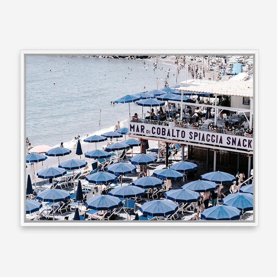Shop Mar Di Cobalto Photo Canvas Print a coastal themed photography framed stretched canvas print from The Print Emporium wall artwork collection - Buy Australian made prints for the home and your interior decor space, TPE-715-CA-35X46-NF
