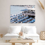Shop Mar Di Cobalto Photo Canvas Print a coastal themed photography framed stretched canvas print from The Print Emporium wall artwork collection - Buy Australian made prints for the home and your interior decor space, TPE-715-CA-35X46-NF