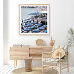 Shop Mar Di Cobalto (Square) Photo Art Print a coastal themed photography wall art print from The Print Emporium wall artwork collection - Buy Australian made fine art poster and framed prints for the home and your interior decor, TPE-873-AP