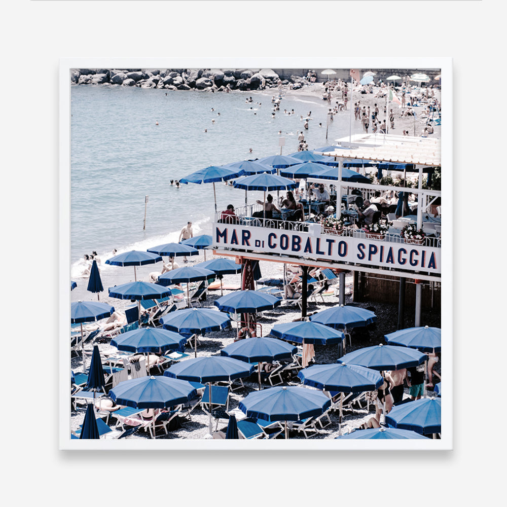 Shop Mar Di Cobalto (Square) Photo Art Print a coastal themed photography wall art print from The Print Emporium wall artwork collection - Buy Australian made fine art poster and framed prints for the home and your interior decor, TPE-873-AP