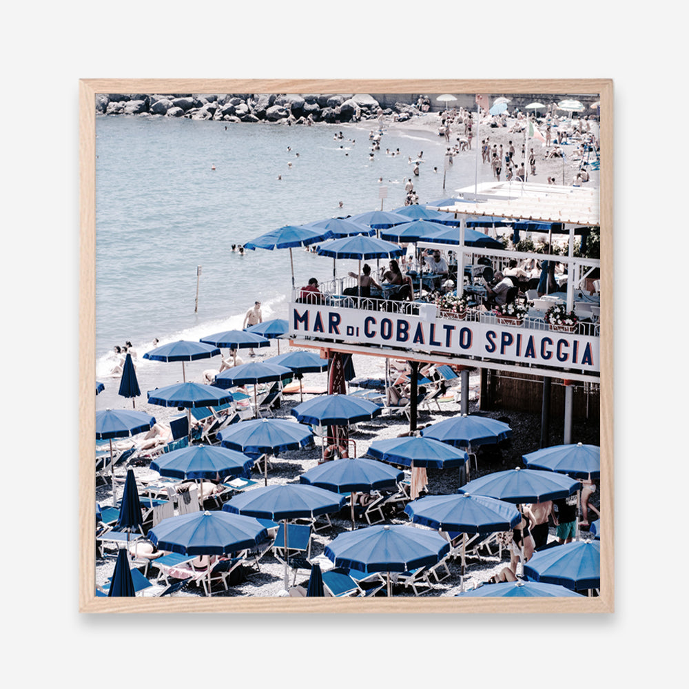 Shop Mar Di Cobalto (Square) Photo Art Print a coastal themed photography wall art print from The Print Emporium wall artwork collection - Buy Australian made fine art poster and framed prints for the home and your interior decor, TPE-873-AP