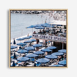 Shop Mar Di Cobalto (Square) Photo Canvas a coastal themed photography framed stretched canvas print from The Print Emporium wall artwork collection - Buy Australian made prints for the home and your interior decor space, TPE-873-CA-40X40-NF