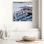 Shop Mar Di Cobalto (Square) Photo Canvas a coastal themed photography framed stretched canvas print from The Print Emporium wall artwork collection - Buy Australian made prints for the home and your interior decor space, TPE-873-CA-40X40-NF
