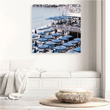 Shop Mar Di Cobalto (Square) Photo Canvas a coastal themed photography framed stretched canvas print from The Print Emporium wall artwork collection - Buy Australian made prints for the home and your interior decor space, TPE-873-CA-40X40-NF