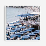 Shop Mar Di Cobalto (Square) Photo Canvas a coastal themed photography framed stretched canvas print from The Print Emporium wall artwork collection - Buy Australian made prints for the home and your interior decor space, TPE-873-CA-40X40-NF