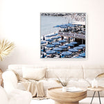 Shop Mar Di Cobalto (Square) Photo Canvas a coastal themed photography framed stretched canvas print from The Print Emporium wall artwork collection - Buy Australian made prints for the home and your interior decor space, TPE-873-CA-40X40-NF