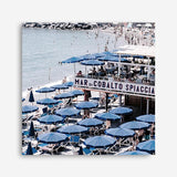 Shop Mar Di Cobalto (Square) Photo Canvas a coastal themed photography framed stretched canvas print from The Print Emporium wall artwork collection - Buy Australian made prints for the home and your interior decor space, TPE-873-CA-40X40-NF