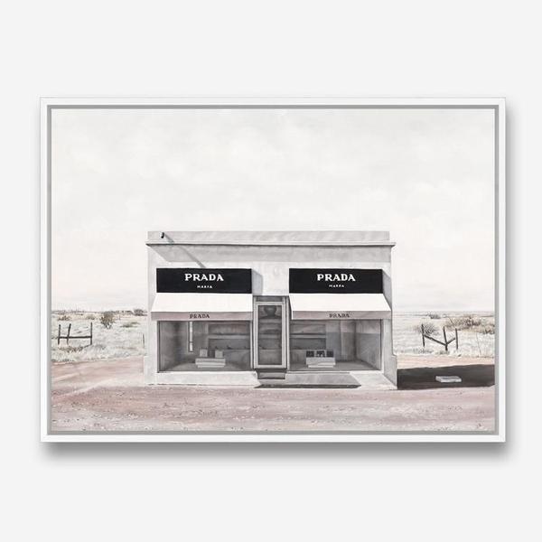 Shop Marfa Canvas Print a Hamptons style themed painted framed canvas wall art print from The Print Emporium artwork collection - Buy Australian made fine art painting style stretched canvas prints for the home and your interior decor space, TPE-035-CA-35X46-NF