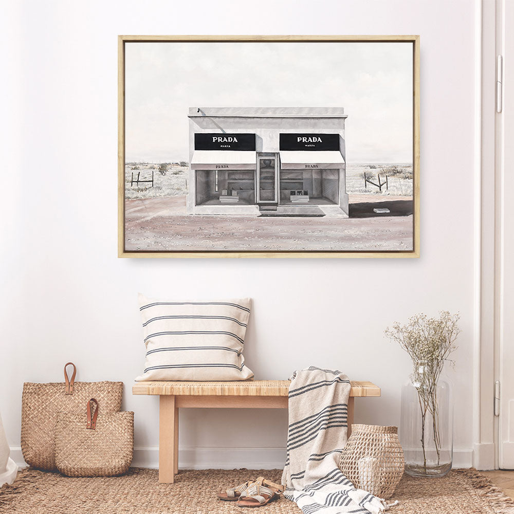Shop Marfa Canvas Print a Hamptons style themed painted framed canvas wall art print from The Print Emporium artwork collection - Buy Australian made fine art painting style stretched canvas prints for the home and your interior decor space, TPE-035-CA-35X46-NF