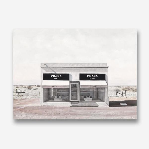 Shop Marfa Canvas Print a Hamptons style themed painted framed canvas wall art print from The Print Emporium artwork collection - Buy Australian made fine art painting style stretched canvas prints for the home and your interior decor space, TPE-035-CA-35X46-NF