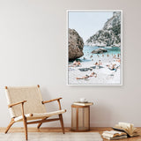 Shop Marina Piccola II Photo Canvas Print a coastal themed photography framed stretched canvas print from The Print Emporium wall artwork collection - Buy Australian made prints for the home and your interior decor space, TPE-1049-CA-35X46-NF