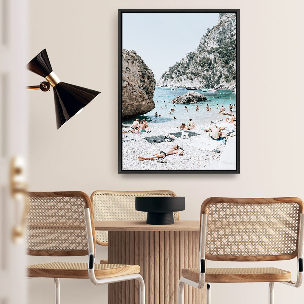 Shop Marina Piccola II Photo Canvas Print a coastal themed photography framed stretched canvas print from The Print Emporium wall artwork collection - Buy Australian made prints for the home and your interior decor space, TPE-1049-CA-35X46-NF