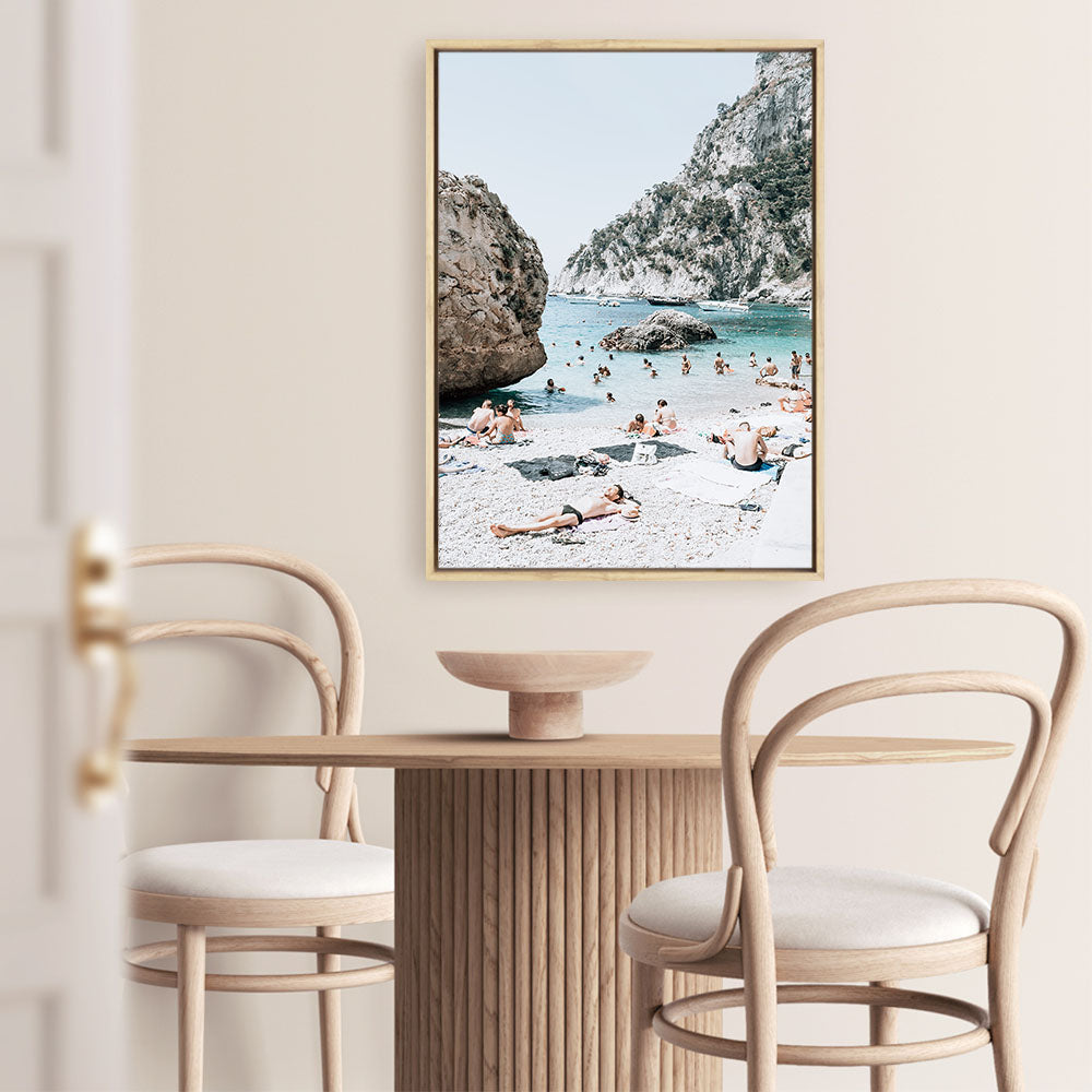 Shop Marina Piccola II Photo Canvas Print a coastal themed photography framed stretched canvas print from The Print Emporium wall artwork collection - Buy Australian made prints for the home and your interior decor space, TPE-1049-CA-35X46-NF