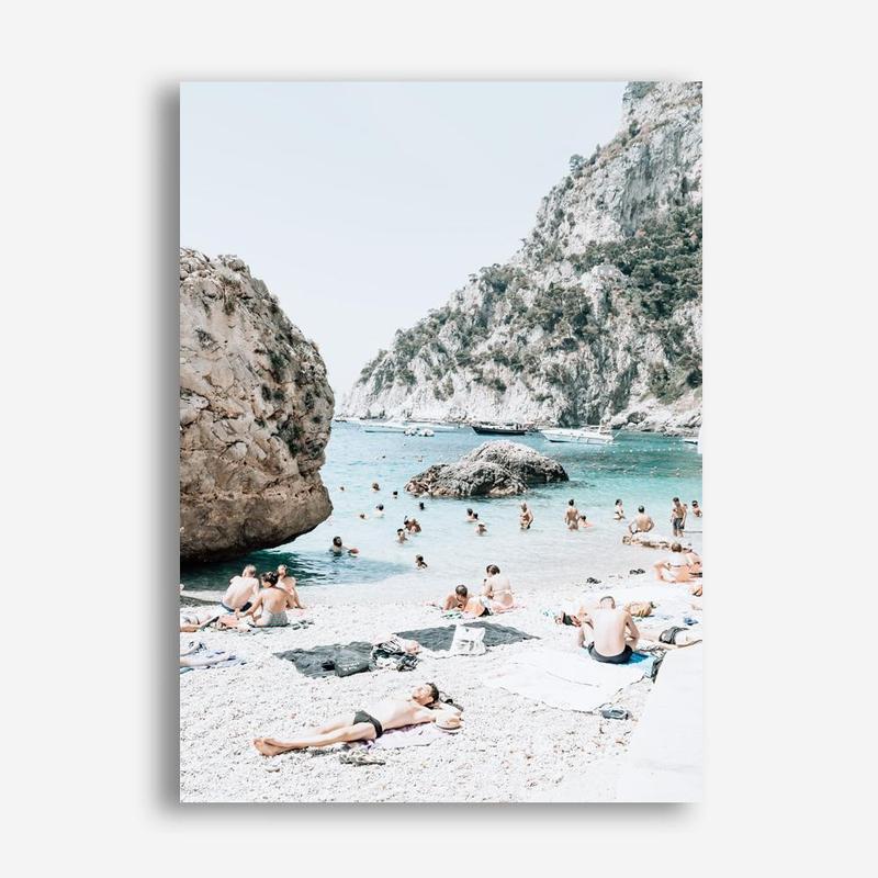 Shop Marina Piccola II Photo Canvas Print a coastal themed photography framed stretched canvas print from The Print Emporium wall artwork collection - Buy Australian made prints for the home and your interior decor space, TPE-1049-CA-35X46-NF