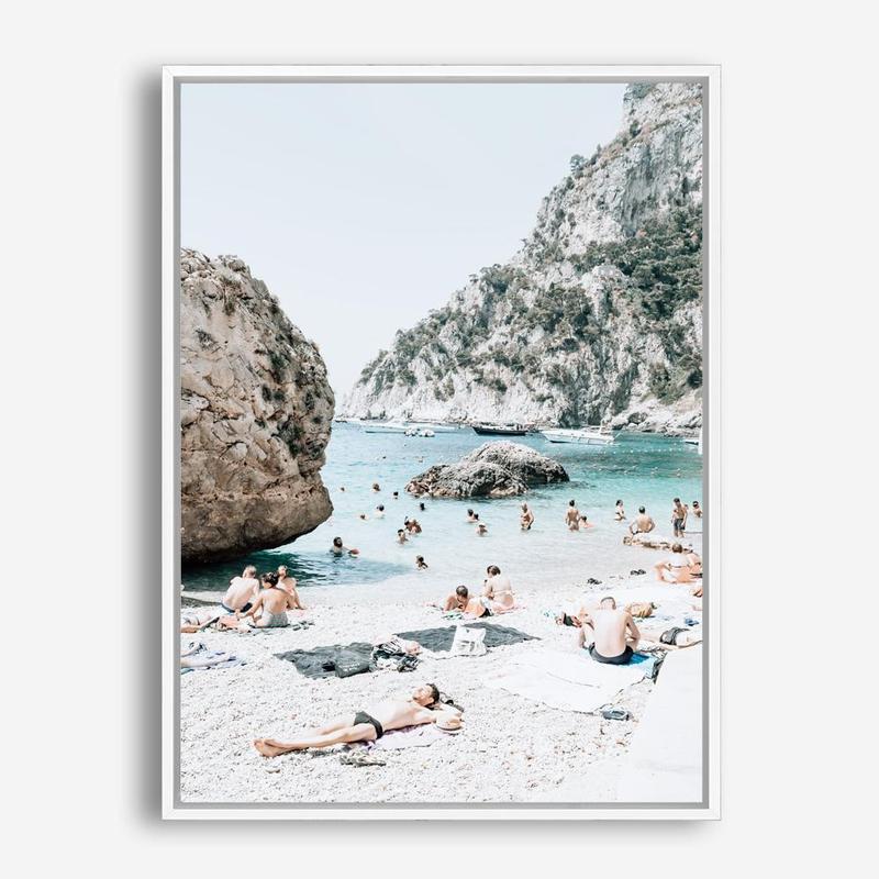 Shop Marina Piccola II Photo Canvas Print a coastal themed photography framed stretched canvas print from The Print Emporium wall artwork collection - Buy Australian made prints for the home and your interior decor space, TPE-1049-CA-35X46-NF