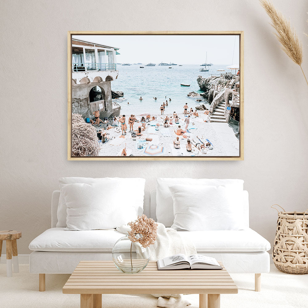 Shop Marina Piccola Photo Canvas Print a coastal themed photography framed stretched canvas print from The Print Emporium wall artwork collection - Buy Australian made prints for the home and your interior decor space, TPE-763-CA-35X46-NF