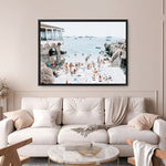 Shop Marina Piccola Photo Canvas Print a coastal themed photography framed stretched canvas print from The Print Emporium wall artwork collection - Buy Australian made prints for the home and your interior decor space, TPE-763-CA-35X46-NF