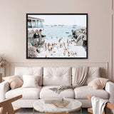 Shop Marina Piccola Photo Canvas Print a coastal themed photography framed stretched canvas print from The Print Emporium wall artwork collection - Buy Australian made prints for the home and your interior decor space, TPE-763-CA-35X46-NF
