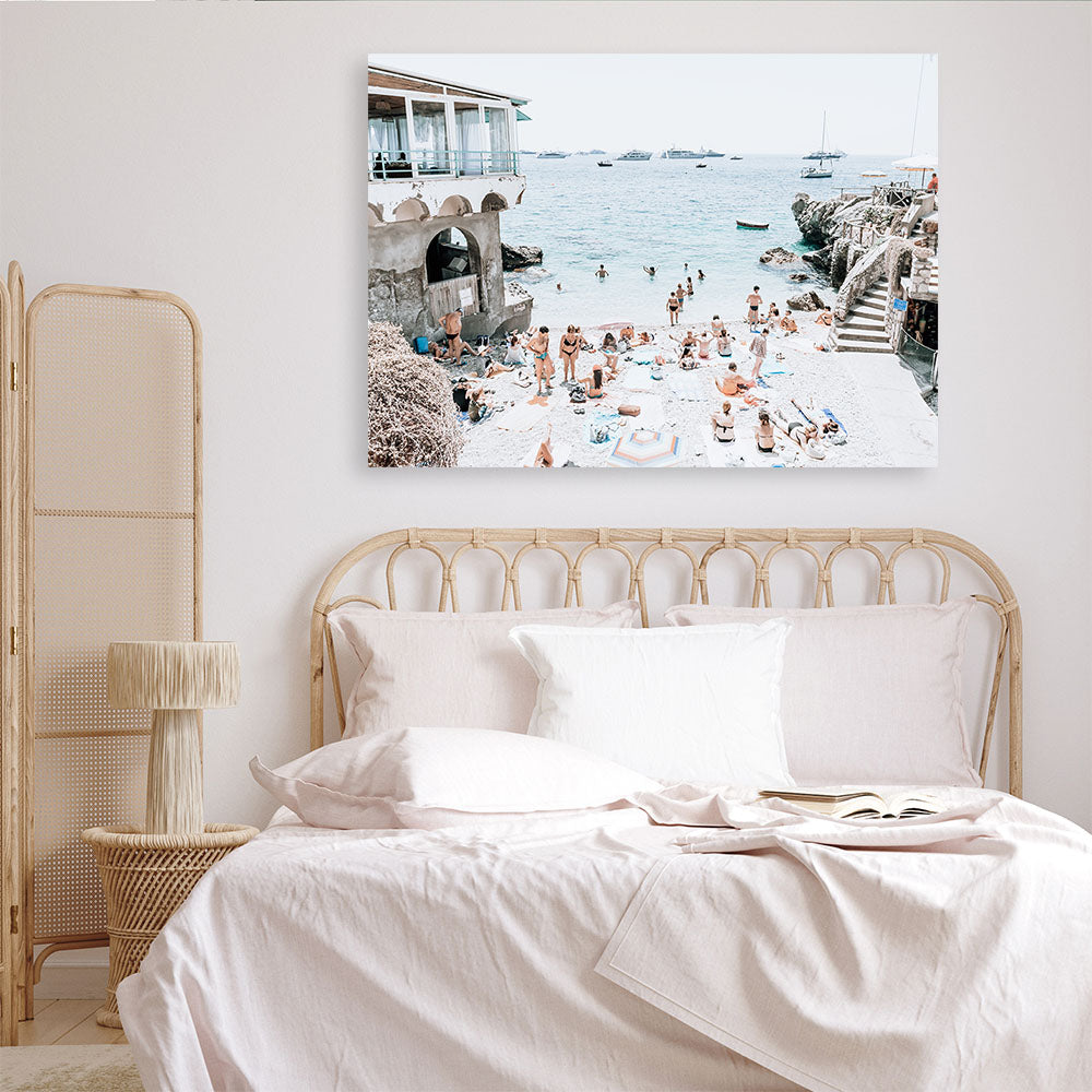 Shop Marina Piccola Photo Canvas Print a coastal themed photography framed stretched canvas print from The Print Emporium wall artwork collection - Buy Australian made prints for the home and your interior decor space, TPE-763-CA-35X46-NF