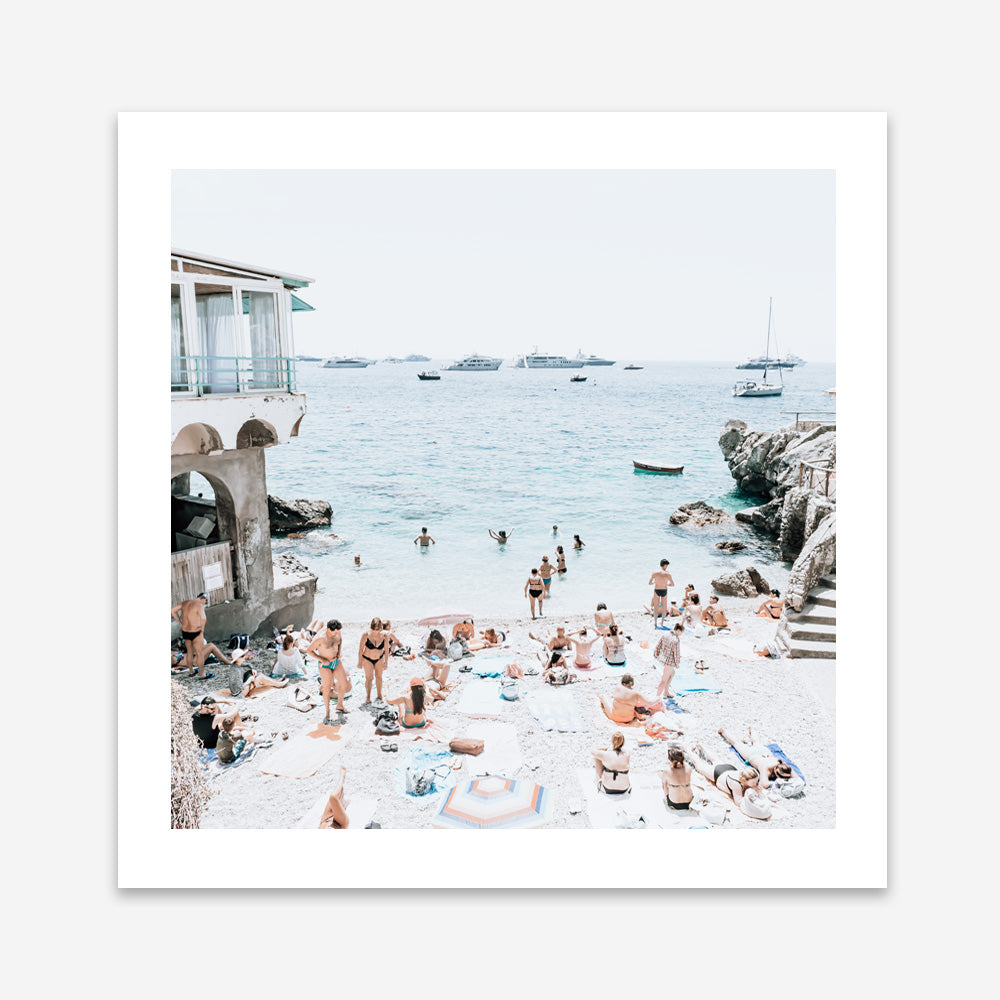 Shop Marina Piccola (Square) Photo Art Print a coastal themed photography wall art print from The Print Emporium wall artwork collection - Buy Australian made fine art poster and framed prints for the home and your interior decor, TPE-764-AP