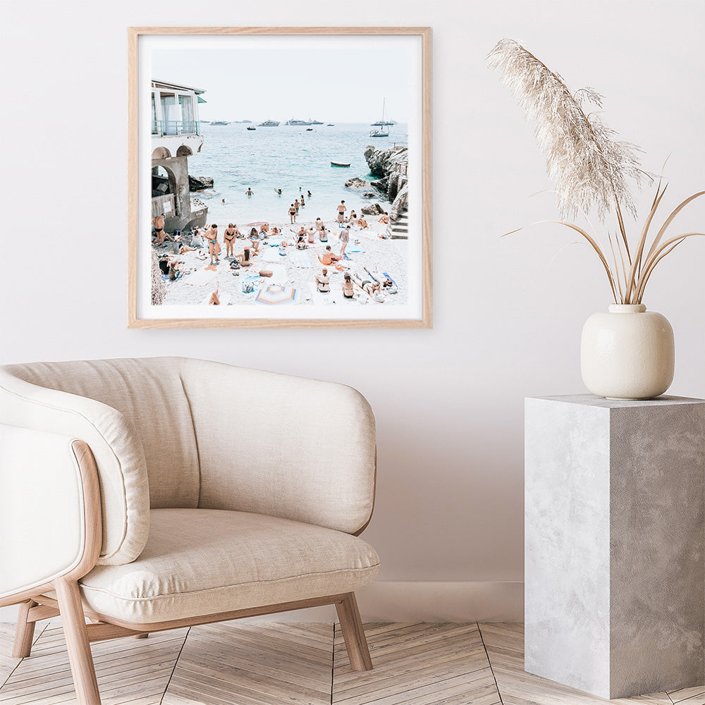 Shop Marina Piccola (Square) Photo Art Print a coastal themed photography wall art print from The Print Emporium wall artwork collection - Buy Australian made fine art poster and framed prints for the home and your interior decor, TPE-764-AP