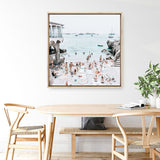 Shop Marina Piccola (Square) Photo Canvas a coastal themed photography framed stretched canvas print from The Print Emporium wall artwork collection - Buy Australian made prints for the home and your interior decor space, TPE-764-CA-40X40-NF
