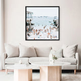 Shop Marina Piccola (Square) Photo Canvas a coastal themed photography framed stretched canvas print from The Print Emporium wall artwork collection - Buy Australian made prints for the home and your interior decor space, TPE-764-CA-40X40-NF