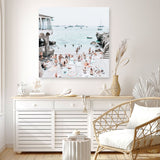 Shop Marina Piccola (Square) Photo Canvas a coastal themed photography framed stretched canvas print from The Print Emporium wall artwork collection - Buy Australian made prints for the home and your interior decor space, TPE-764-CA-40X40-NF