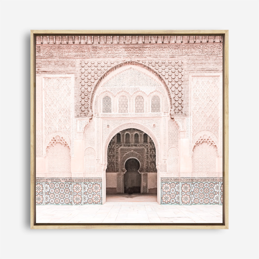Shop Marrakesh Arch (Square) Photo Canvas a Moroccan desert boho themed photography framed stretched canvas print from The Print Emporium wall artwork collection - Buy Australian made prints for the home and your interior decor space, TPE-823-CA-40X40-NF