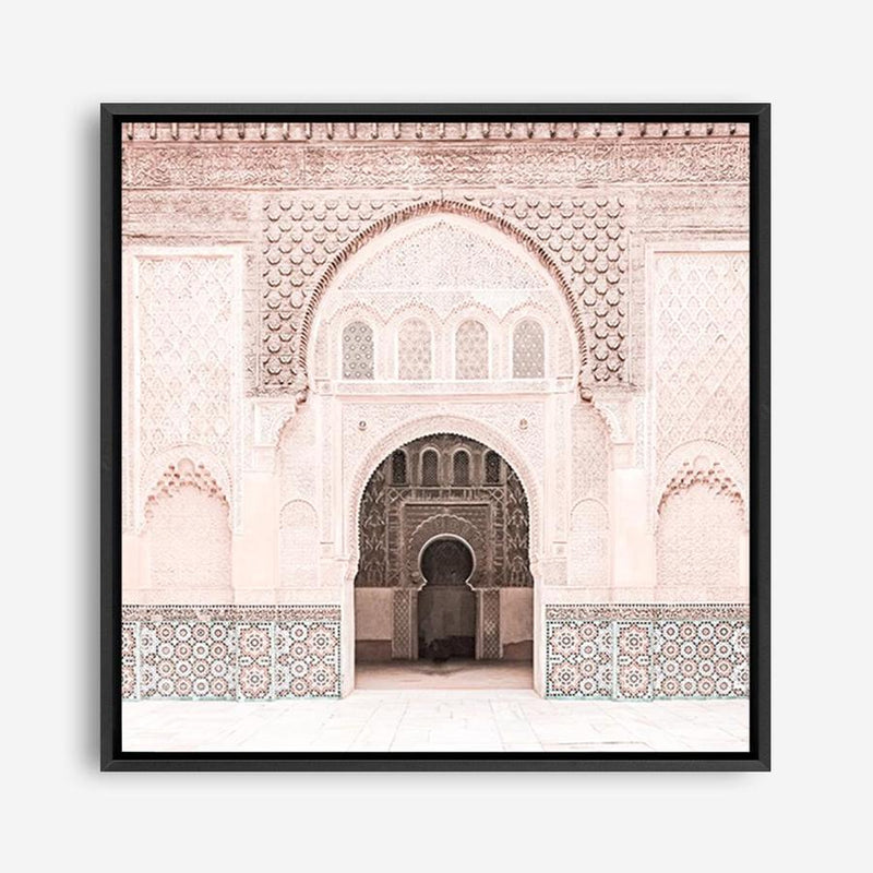 Shop Marrakesh Arch (Square) Photo Canvas a Moroccan desert boho themed photography framed stretched canvas print from The Print Emporium wall artwork collection - Buy Australian made prints for the home and your interior decor space, TPE-823-CA-40X40-NF