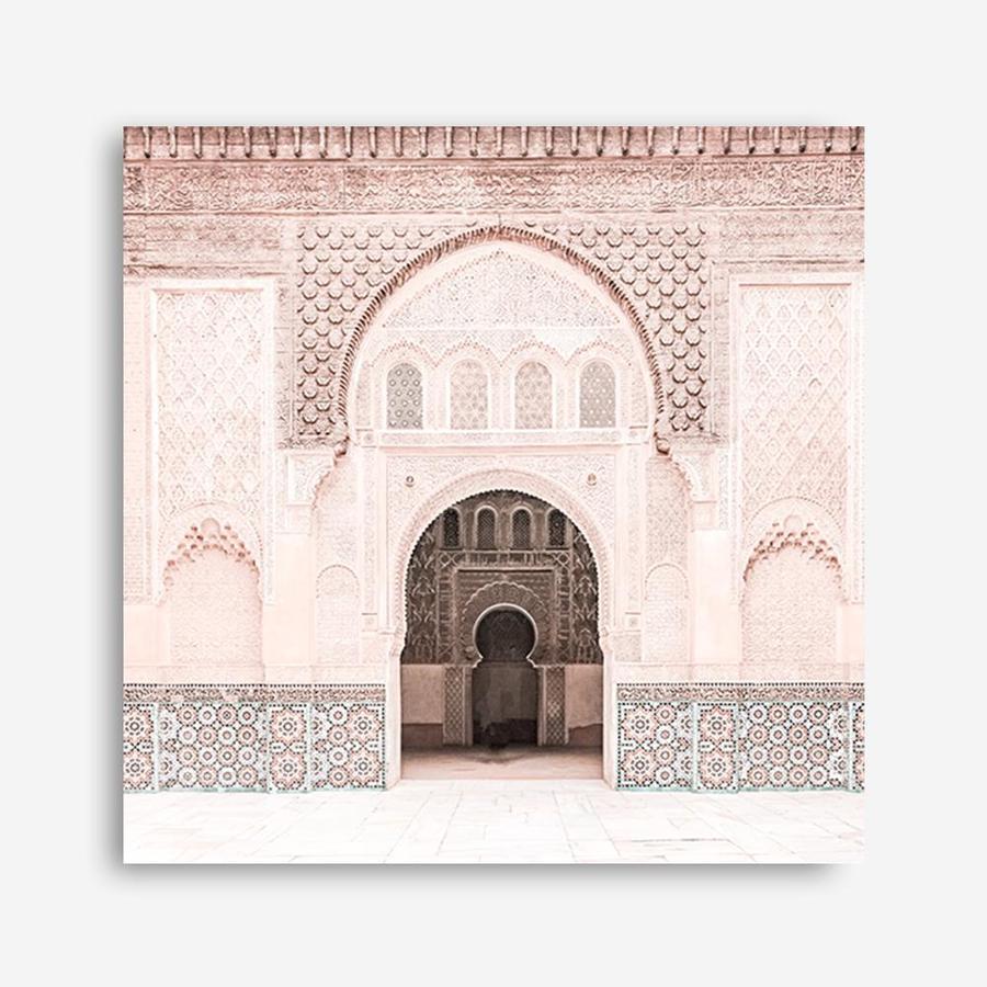 Shop Marrakesh Arch (Square) Photo Canvas a Moroccan desert boho themed photography framed stretched canvas print from The Print Emporium wall artwork collection - Buy Australian made prints for the home and your interior decor space, TPE-823-CA-40X40-NF
