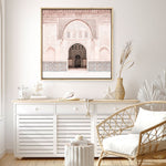Shop Marrakesh Arch (Square) Photo Canvas a Moroccan desert boho themed photography framed stretched canvas print from The Print Emporium wall artwork collection - Buy Australian made prints for the home and your interior decor space, TPE-823-CA-40X40-NF