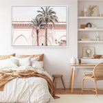 Shop Marrakesh Palace I Photo Canvas Print a Moroccan desert boho themed photography framed stretched canvas print from The Print Emporium wall artwork collection - Buy Australian made prints for the home and your interior decor space, TPE-824-CA-35X46-NF