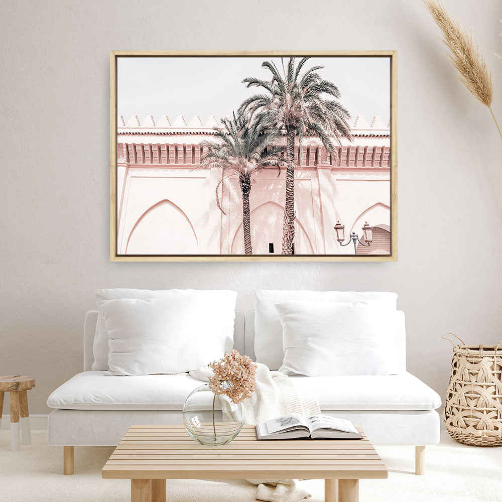 Shop Marrakesh Palace I Photo Canvas Print a Moroccan desert boho themed photography framed stretched canvas print from The Print Emporium wall artwork collection - Buy Australian made prints for the home and your interior decor space, TPE-824-CA-35X46-NF