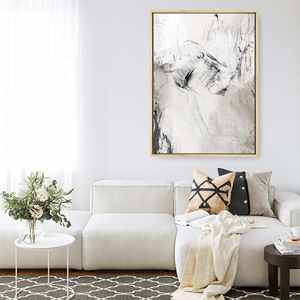 Shop Masquerade II Canvas Print a painted abstract themed framed canvas wall art print from The Print Emporium artwork collection - Buy Australian made fine art painting style stretched canvas prints for the home and your interior decor space, TPE-PC-PI171-CA-35X46-NF