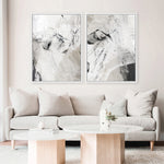 Shop Masquerade II Canvas Print a painted abstract themed framed canvas wall art print from The Print Emporium artwork collection - Buy Australian made fine art painting style stretched canvas prints for the home and your interior decor space, TPE-PC-PI171-CA-35X46-NF