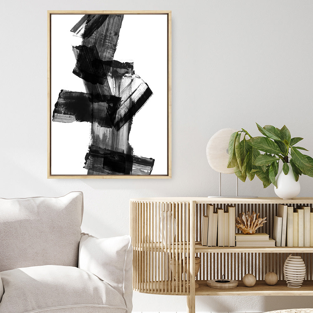 Shop Meditative Dimension II Canvas Print a painted abstract themed framed canvas wall art print from The Print Emporium artwork collection - Buy Australian made fine art painting style stretched canvas prints for the home and your interior decor space, TPE-PC-PI111-CA-35X46-NF